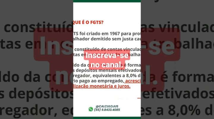 O que é FGTS
