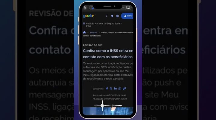 Como o INSS entra em contato com os beneficiários.