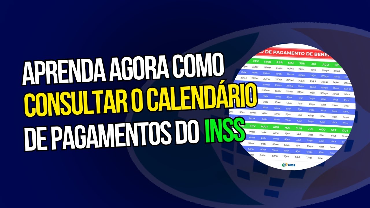 Calendário de Pagamentos INSS