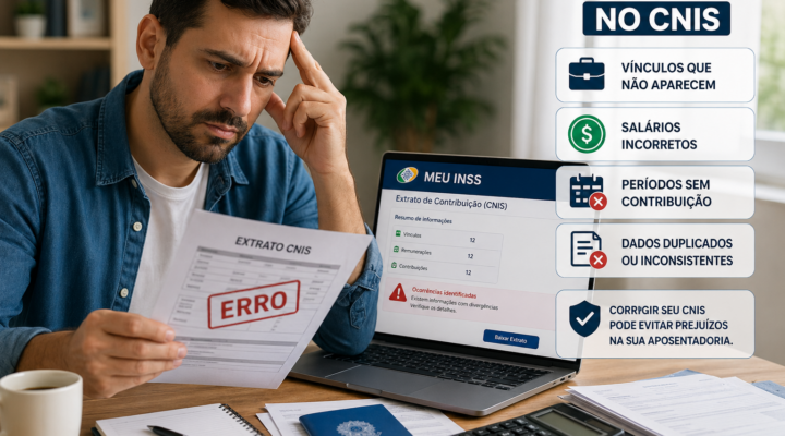 CNIS com erro: como corrigir e evitar prejuízos no INSS